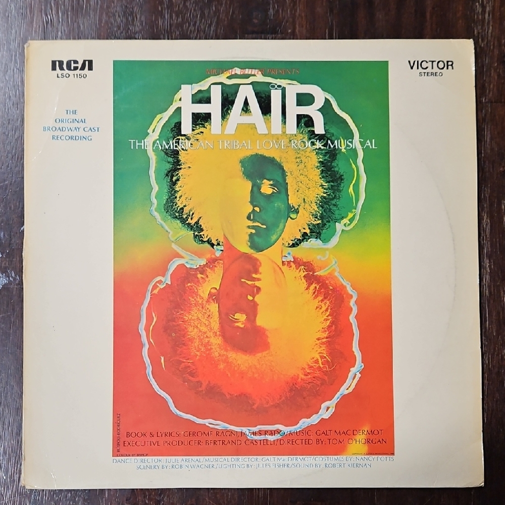 1968 Hair Soundtrack Vinyl Record